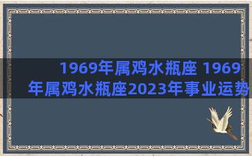 1969年属鸡水瓶座 1969年属鸡水瓶座2023年事业运势